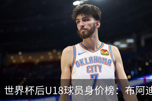 世界杯后U18球员身价榜：布阿迪8000万欧居首，卡尔6000万欧次之